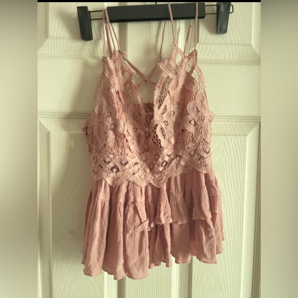 Free People Adella Cami in Mauve Size XS